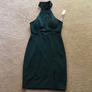 Cute green mini dress